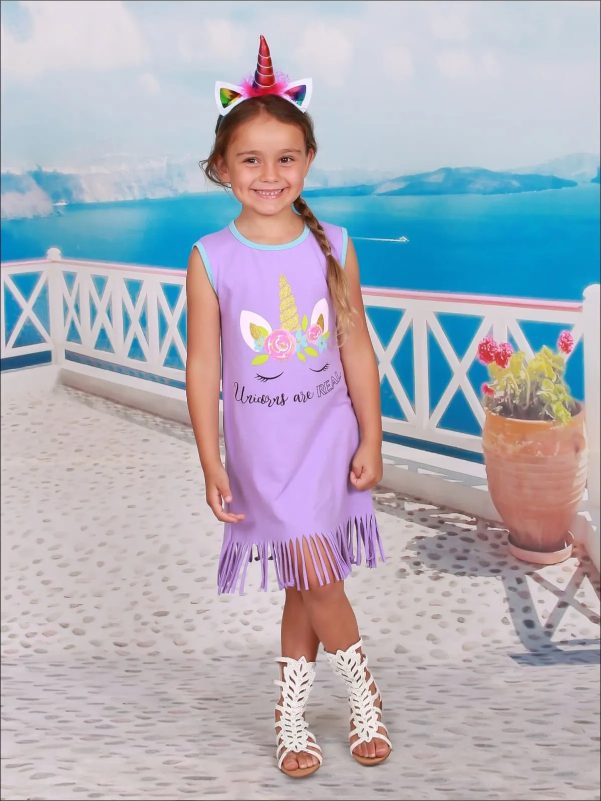 Unicorns Are Real Fringe Dress