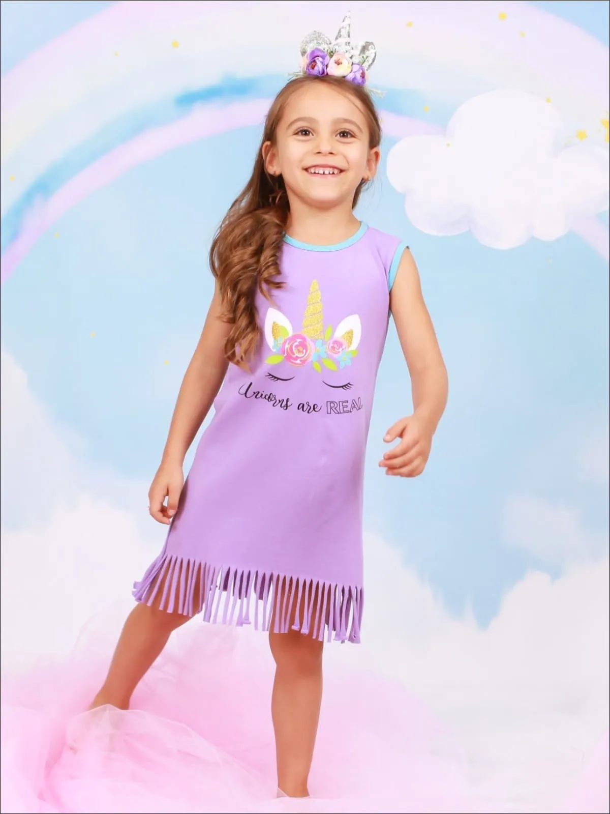 Unicorns Are Real Fringe Dress