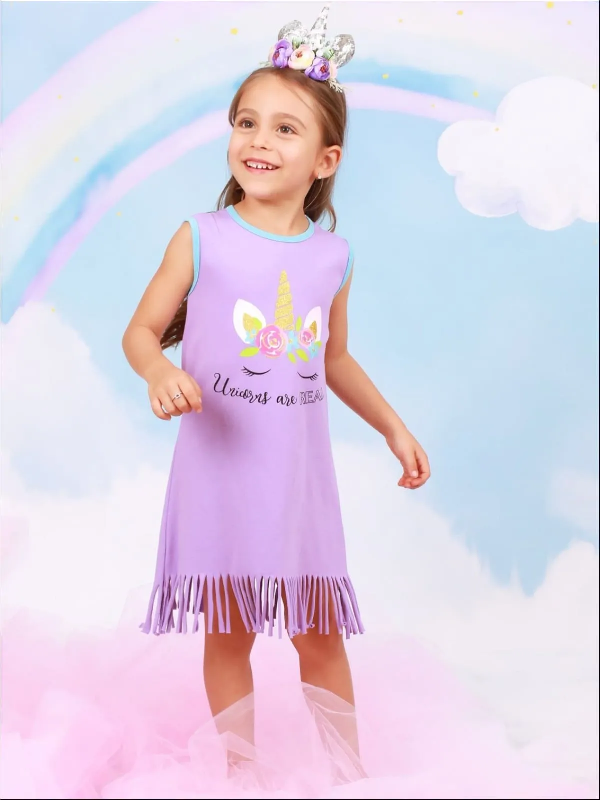 Unicorns Are Real Fringe Dress