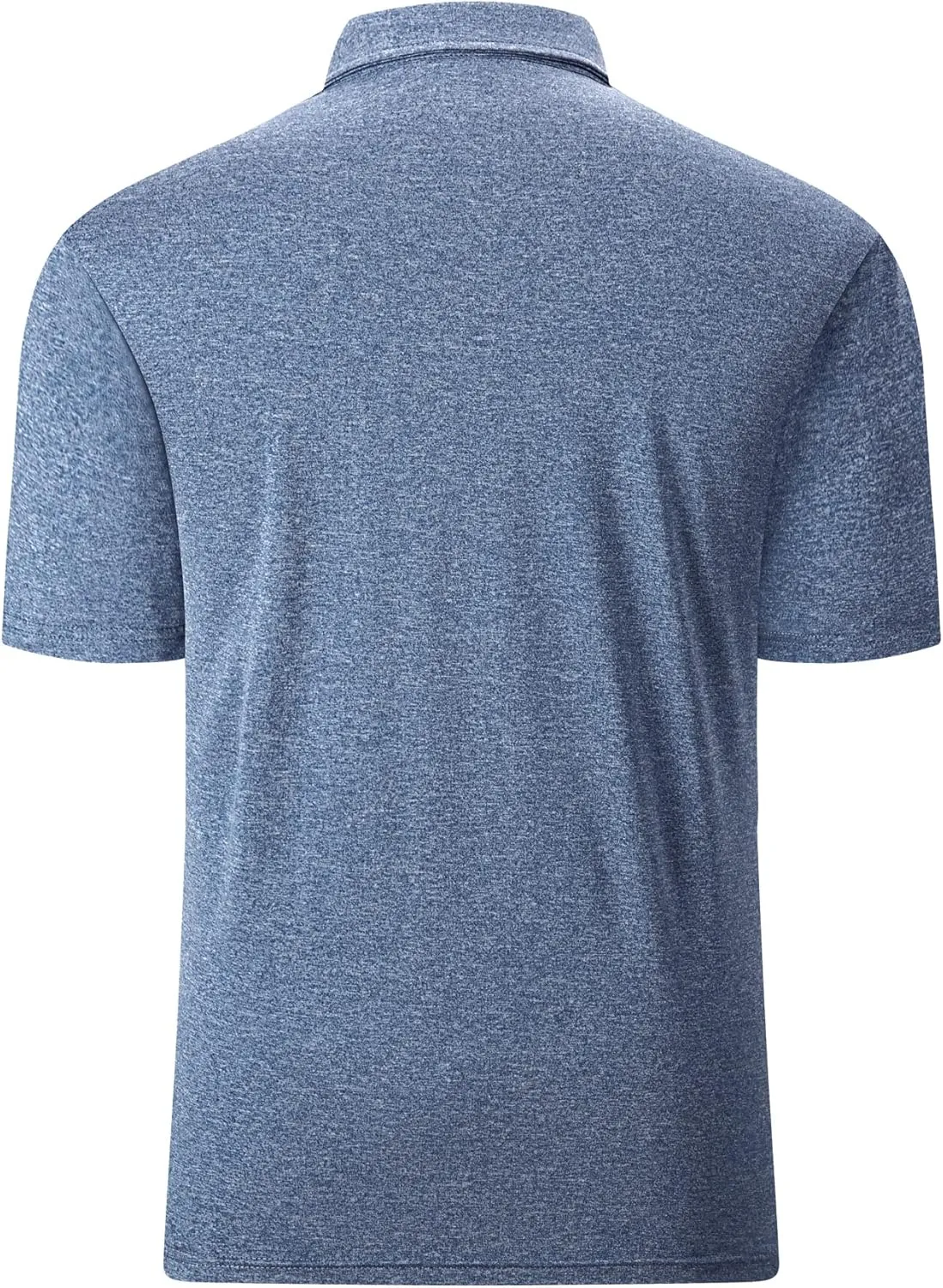 V VALANCH Men's Polo Shirts Sport Casual Short Sleeve Golf Polo Moisture Wicking Collared Tennis T-Shirt