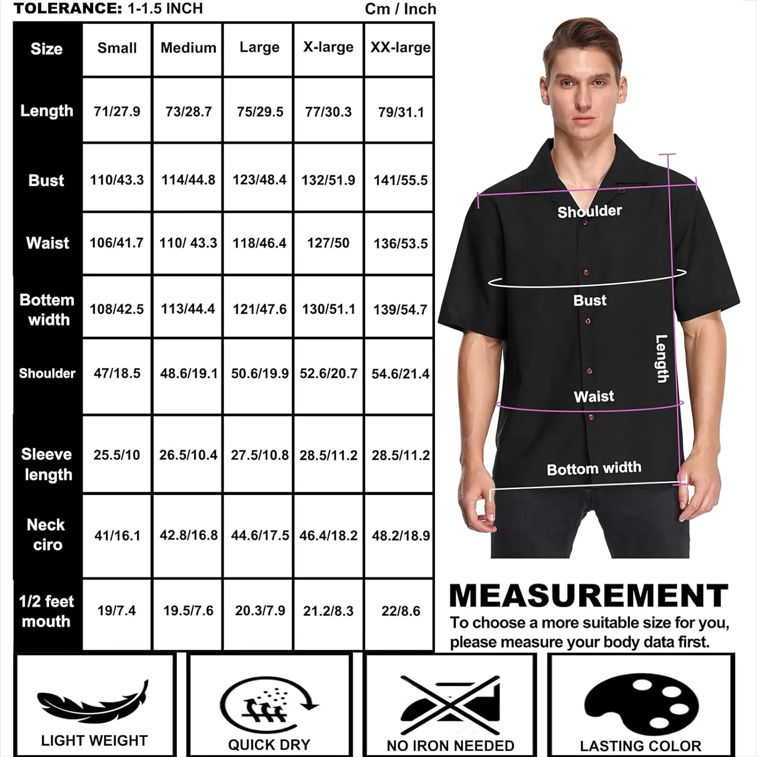visesunny Hawaiian Bowling Shirts for Men Short Sleeve Regular Fit Summer Beach Casual Button Down Aloha Shirts S-3XL