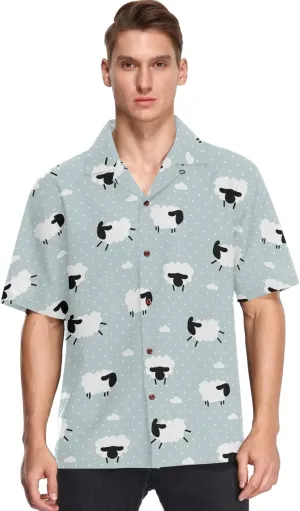 visesunny Novelty Hawaiian Shirts for Men Short Sleeve Aloha Beach Shirt Stylish Tropical Summer Casual Button Down Shirts