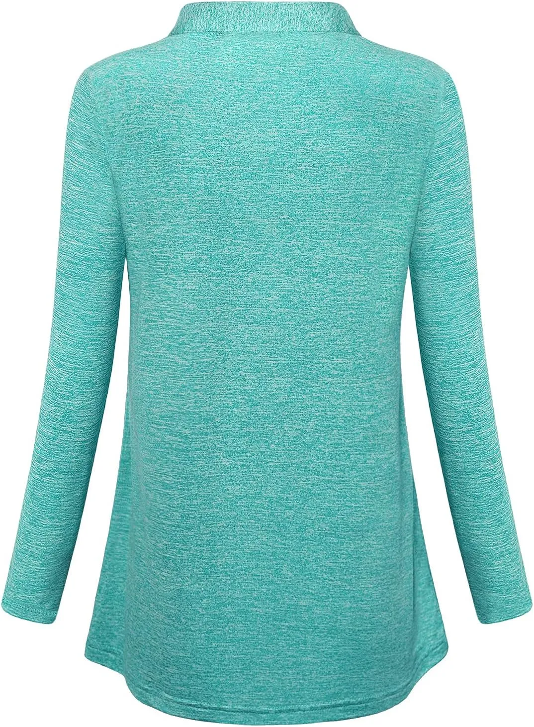 Vldnery Womens Golf Shirt Moisture Wicking V Neck Athletic Loose Yoga Workout Polo Shirt