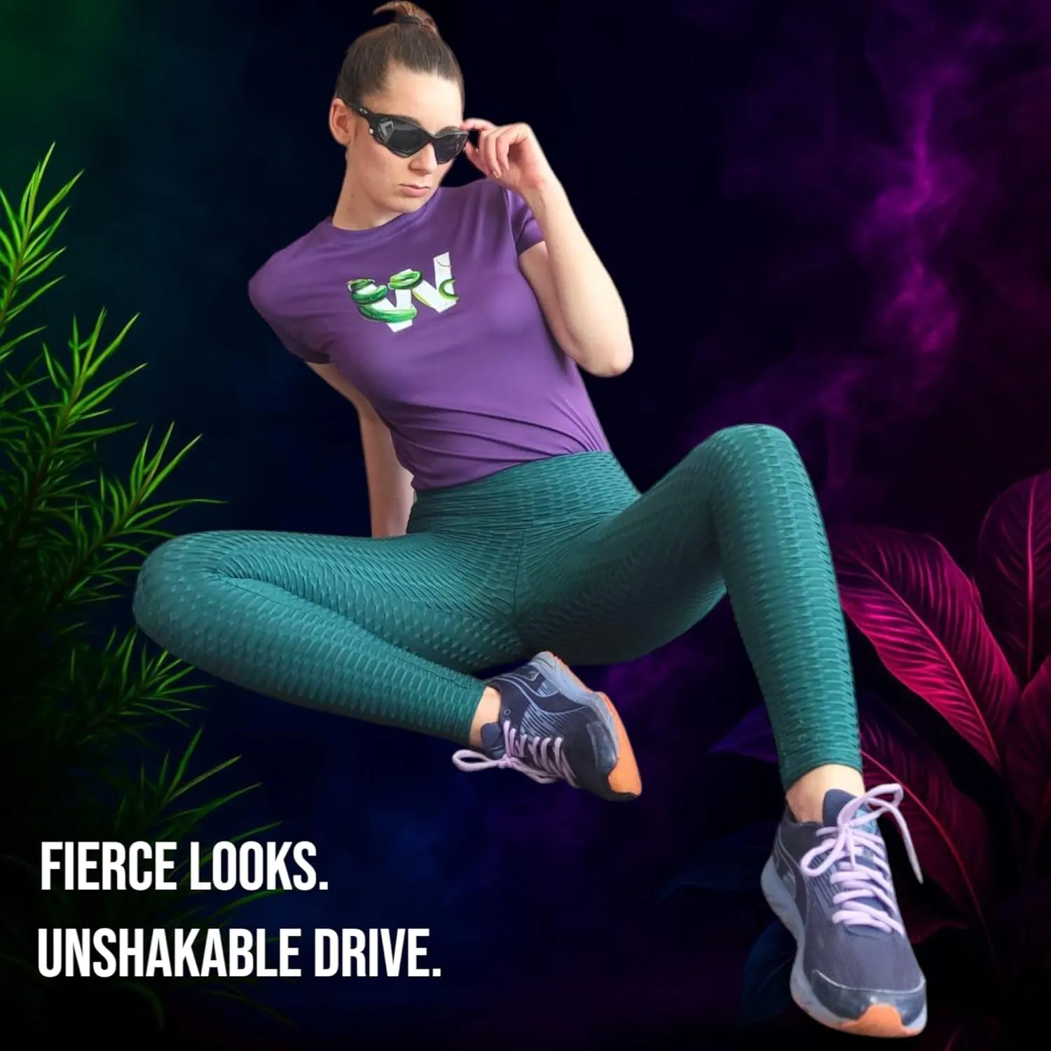 Wild Animal Women's Workout Shirts - Quick Dry, Breathable Gym Tops, Short Sleeve Athletic T-Shirts for Yoga & Fitness