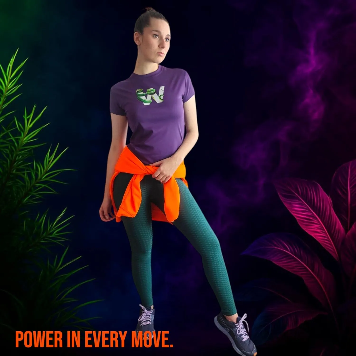 Wild Animal Women's Workout Shirts - Quick Dry, Breathable Gym Tops, Short Sleeve Athletic T-Shirts for Yoga & Fitness