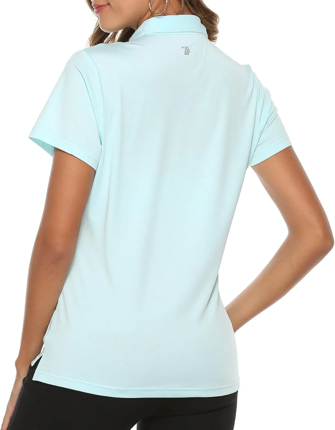 Women's Golf Polo Shirts Short Sleeve Moisture Wicking Golf Apparel Lady Golf Tops