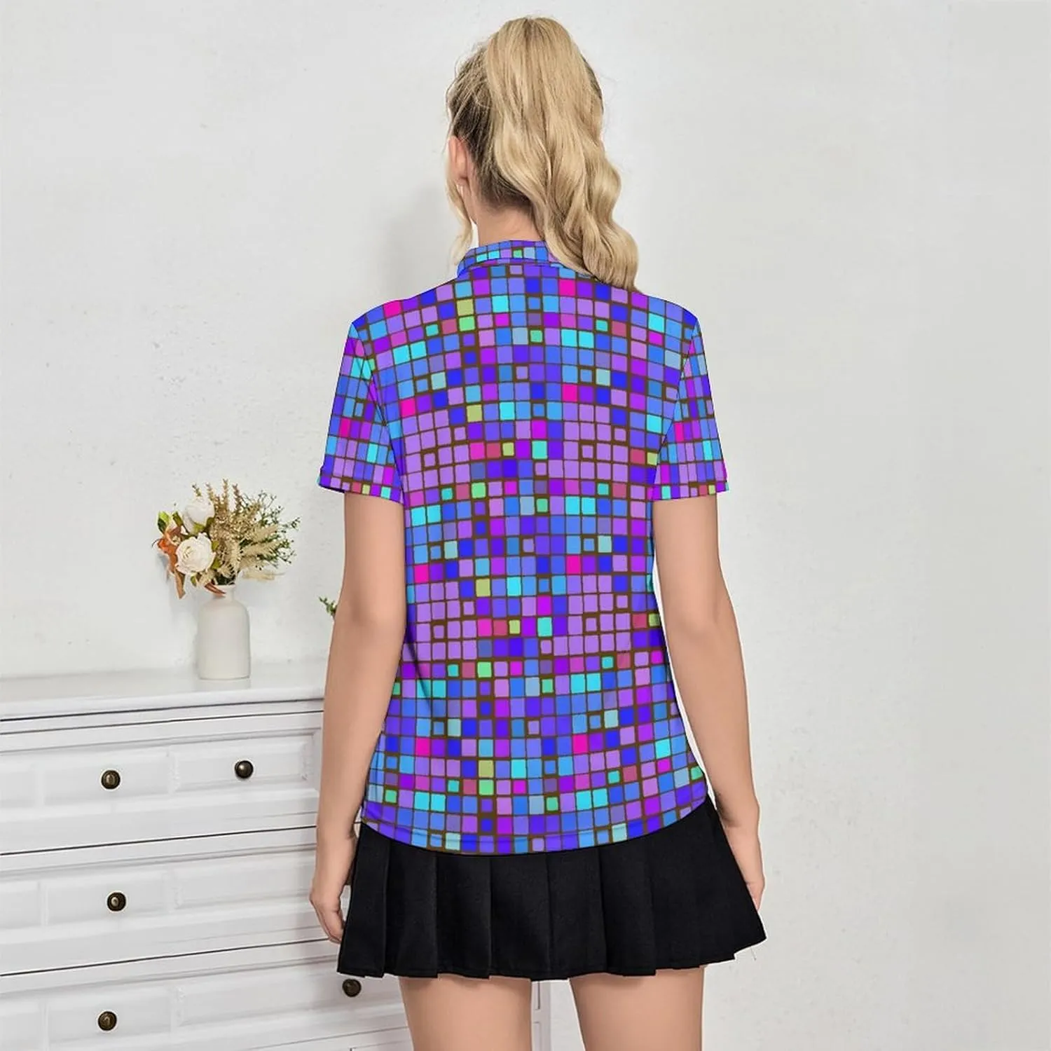 Womens Golf Shirt Moisture Wicking Golf Polo Shirts Golf Outfits Tee Shirts for Women