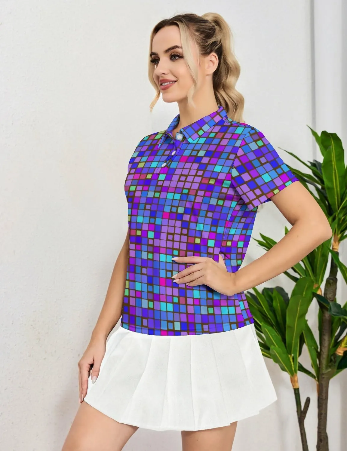 Womens Golf Shirt Moisture Wicking Golf Polo Shirts Golf Outfits Tee Shirts for Women