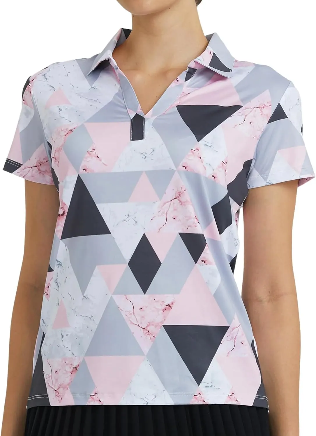 Womens Golf Shirt - Performance Moisture Wicking Quick-Dry Golf Polo Shirts for Women