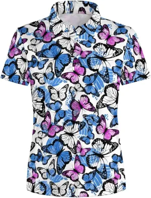 Women's Polo Shirt Quick Dry Golf Short Sleeve Shirts Moisture Wicking Polo Shirts Sports Tennis Shirt