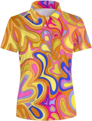 Women's Polo Shirt Quick Dry Golf Short Sleeve Shirts Moisture Wicking Polo Shirts Sports Tennis Shirt