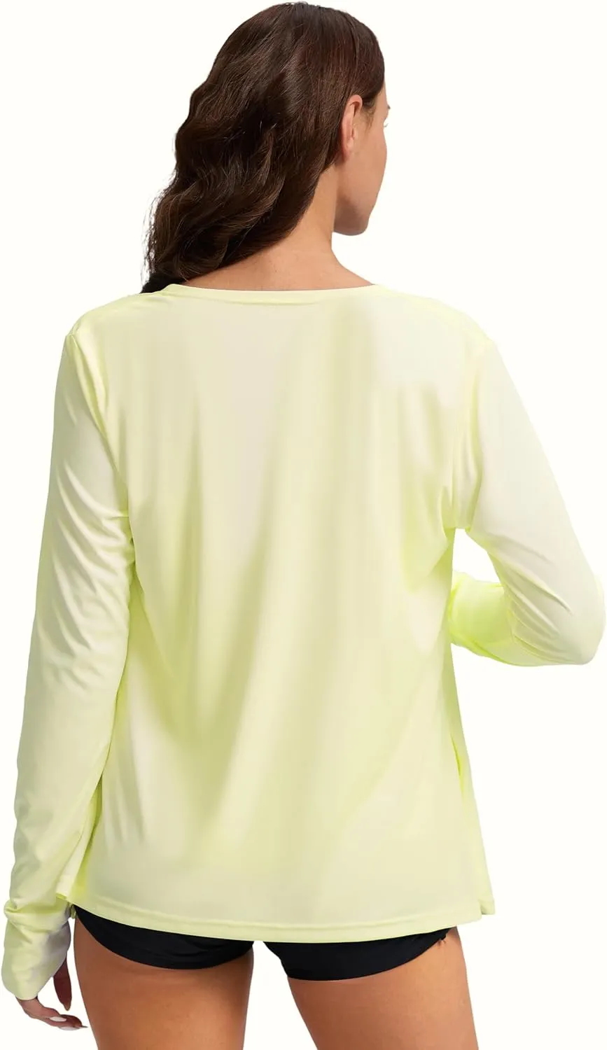 Women's UPF 50  Sun Shirt Long Sleeve UV Sun Protection Shirts Lightweight Cardigan for Women with Pockets SPF Swim Cover Up