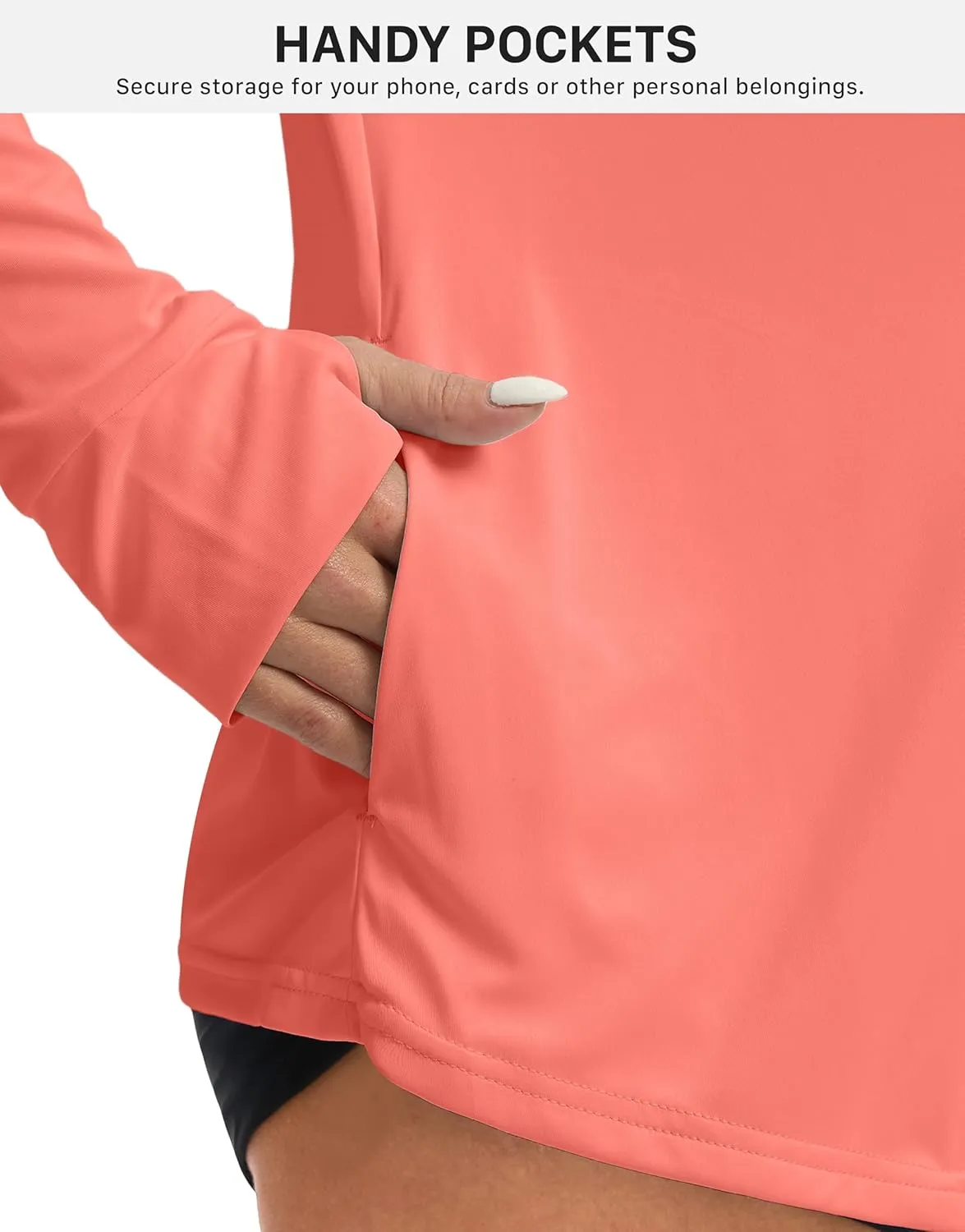 Women's UPF 50  Sun Shirt Long Sleeve UV Sun Protection Shirts Lightweight Cardigan for Women with Pockets SPF Swim Cover Up