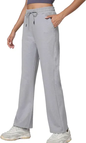 Women's Workout Joggers with Pockets-Quick Dry Athletic Lounge Pants for Hiking Yoga and Running