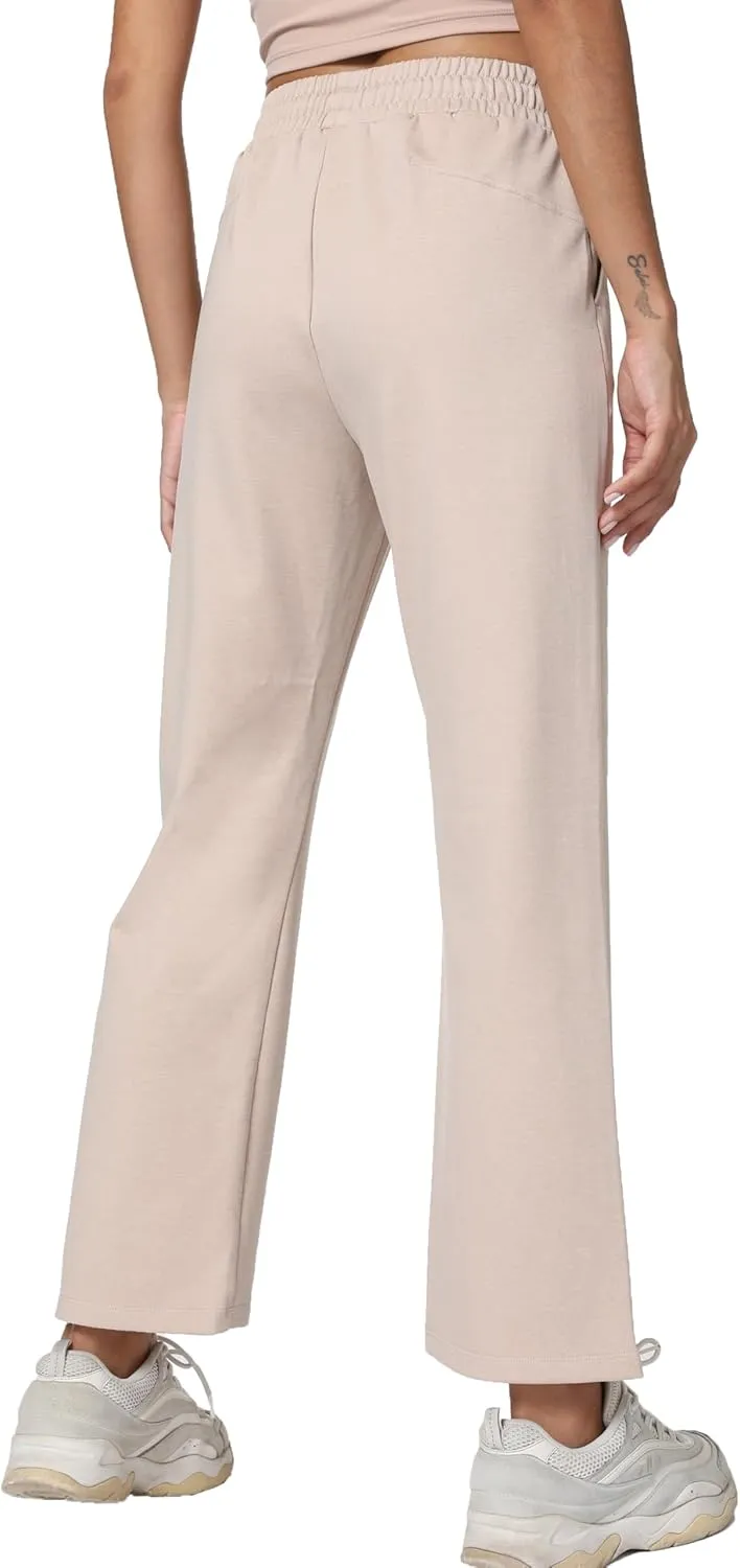 Women's Workout Joggers with Pockets-Quick Dry Athletic Lounge Pants for Hiking Yoga and Running