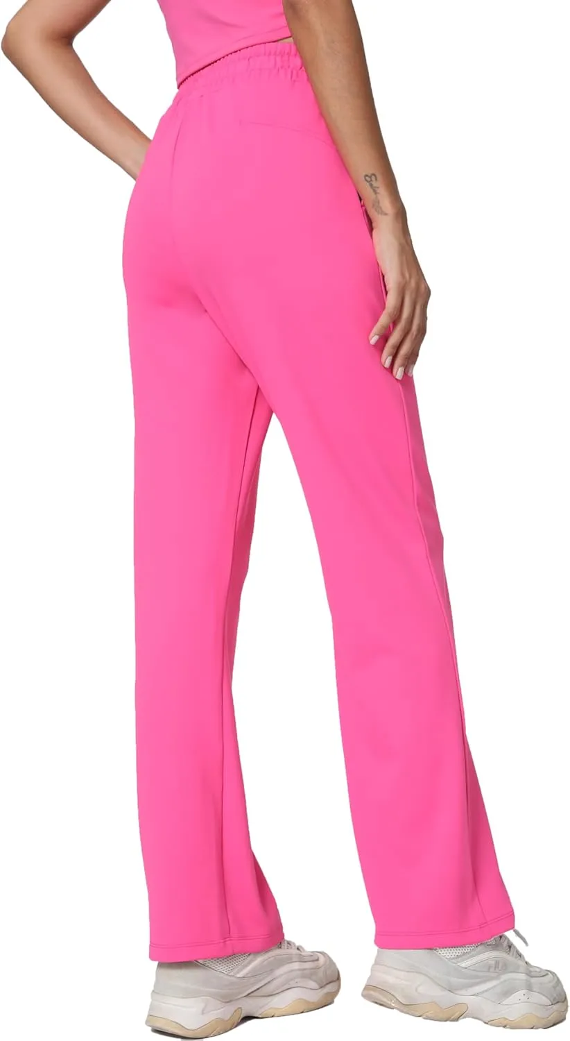 Women's Workout Joggers with Pockets-Quick Dry Athletic Lounge Pants for Hiking Yoga and Running