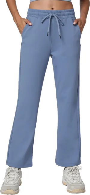 Women's Workout Joggers with Pockets-Quick Dry Athletic Lounge Pants for Hiking Yoga and Running