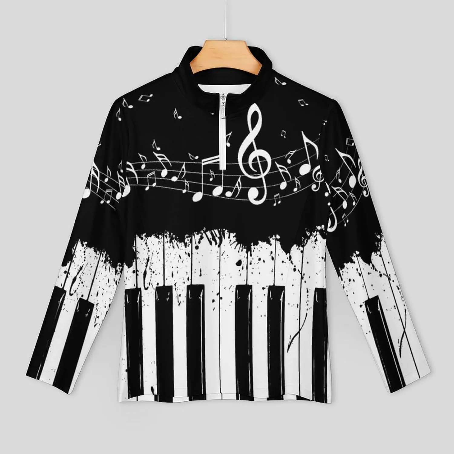Women's Zip Shirts Pullover Long Sleeve Quick Dry Workout Hiking Athletic Shirts