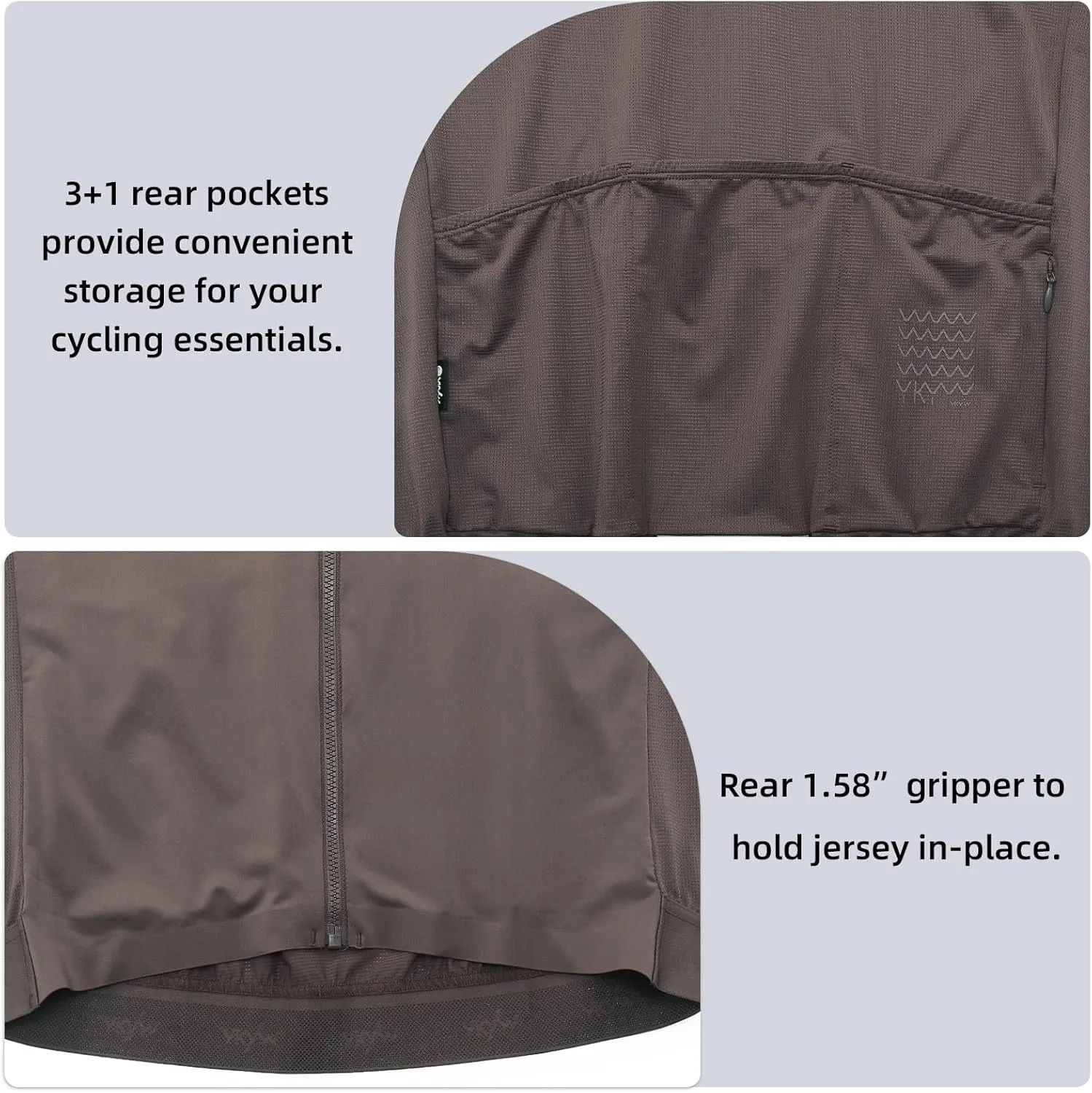 YKYWBIKE Cycling Jersey Men with Pockets Bike Jersey Short Sleeve Biking Shirts for Men Cycling Breathable MTB Biker Shirts