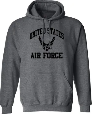 zerogravitee US Air Force Wings Adult Hooded Sweatshirt