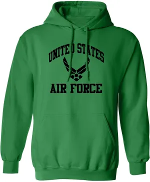 zerogravitee US Air Force Wings Adult Hooded Sweatshirt