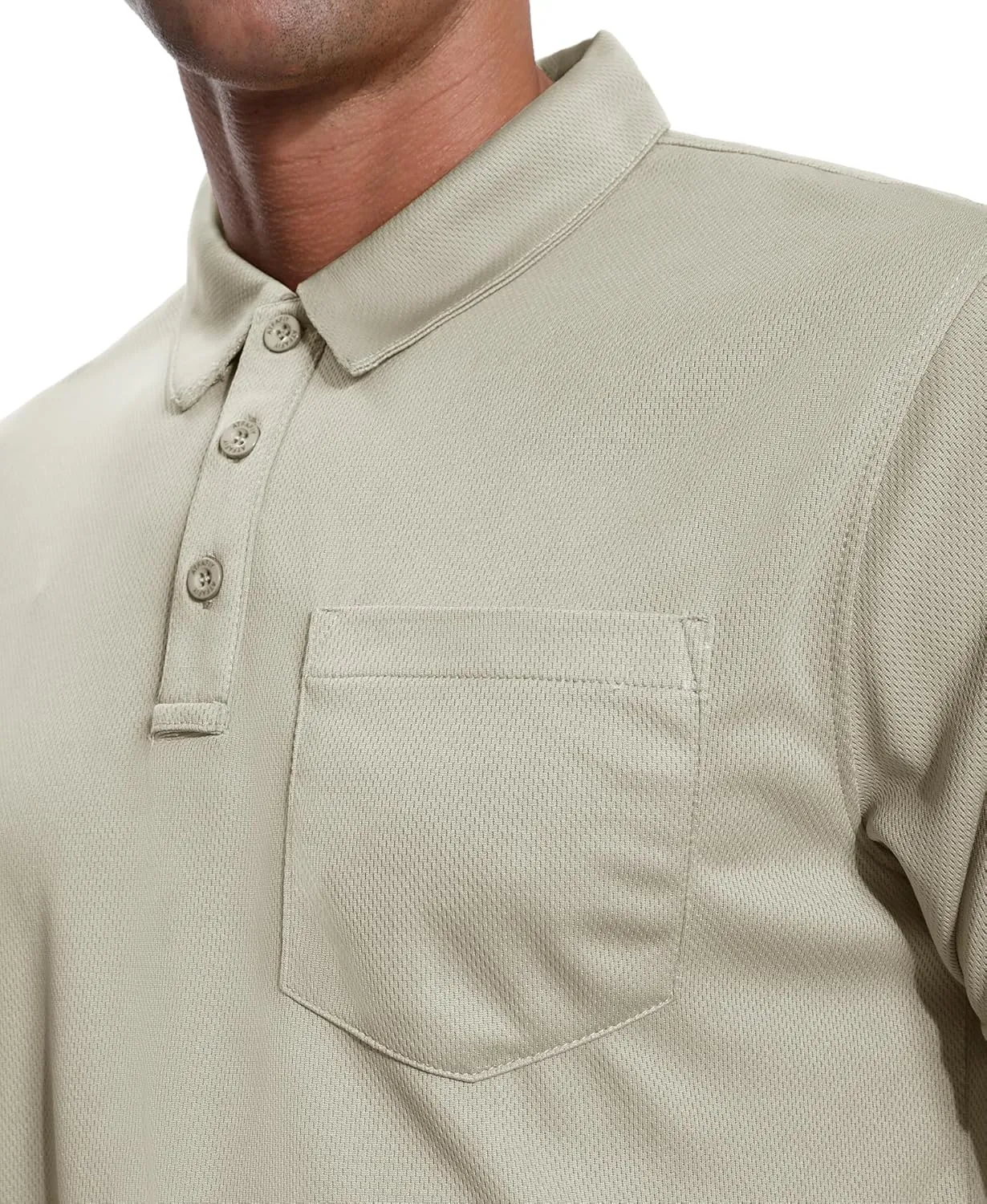ZITY 3 Pack Polo Shirts for Men with Pocket Short Sleeve Moisture Wicking Outdoor Tactical Shirt Summer Casual