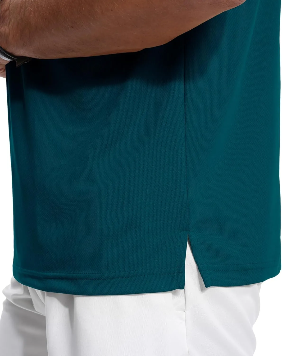 ZITY 3 Pack Polo Shirts for Men with Pocket Short Sleeve Moisture Wicking Outdoor Tactical Shirt Summer Casual