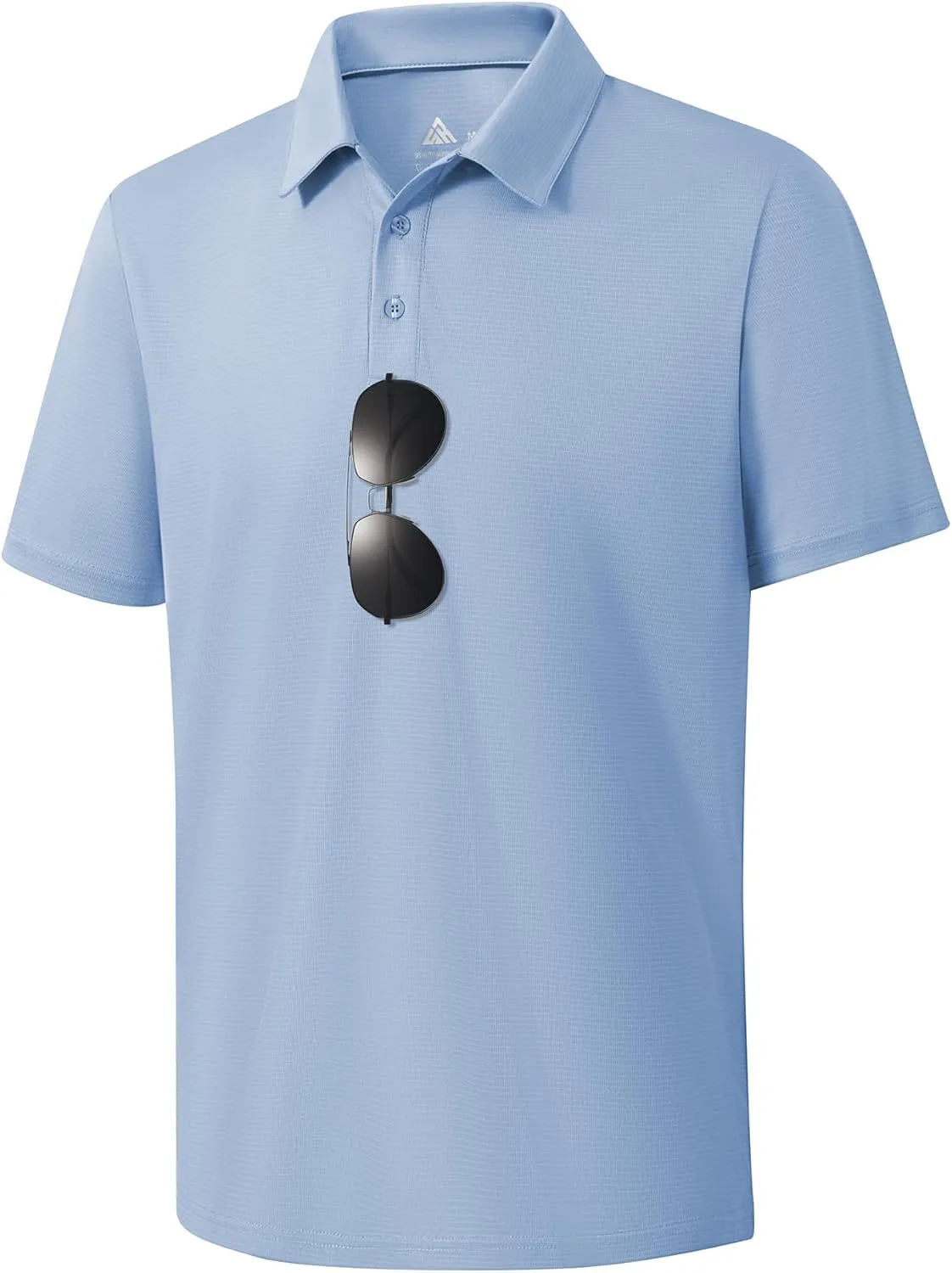 ZITY Mens Polo Shirts Short Sleeve Performance Moisture Wicking Work Golf Shirt